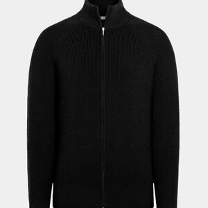 Suit Supply Pure Wool Zip-Up Sweater